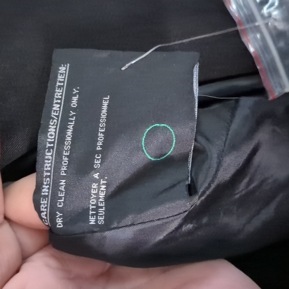 Y EXCHANGE* fully lined 4 button belted dbl pkt notch collar 3/4 trench coat - Picture 9 of 17